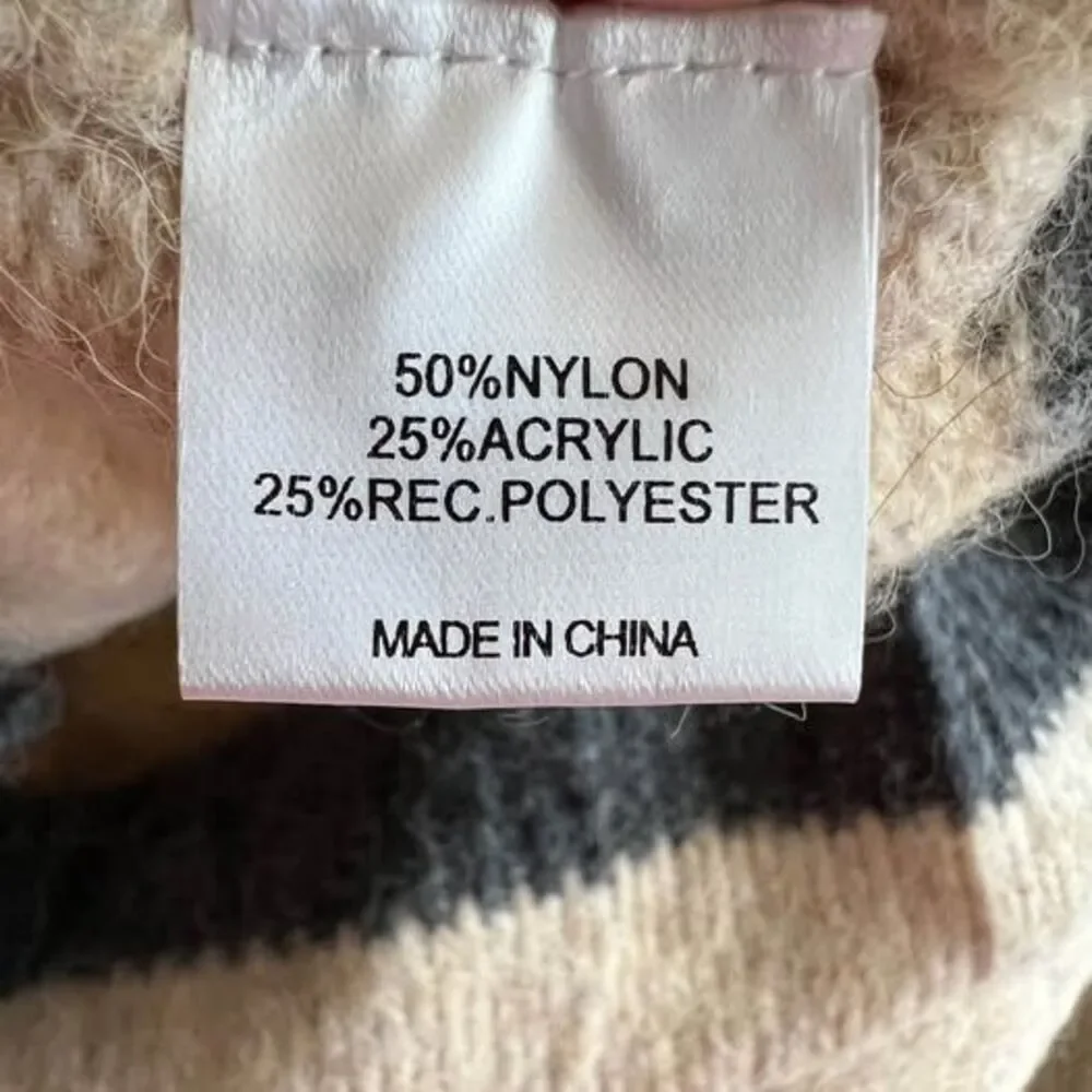Lady Cardigan Beige Fuzzy Knit Cardigan-small